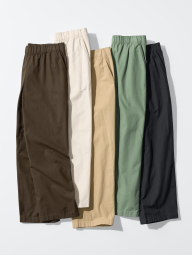 Хлопковые штаны UNIQLO 1159865219 (Зеленый S)