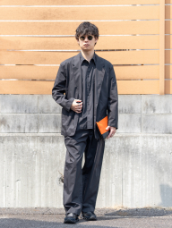 Широкие прямые брюки UNIQLO 1159865232 (Черный 36)