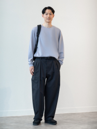 Широкие прямые брюки UNIQLO 1159865232 (Черный 36)