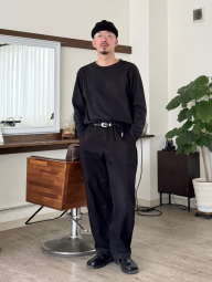 Широкі штани UNIQLO 1160076933 (Чорний 35)