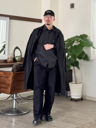 Широкі штани UNIQLO 1160076933 (Чорний 35)