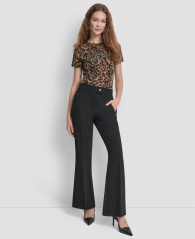 Жіночі штани DKNY штани з широкими штанинами 1160079185 (Чорний 10)