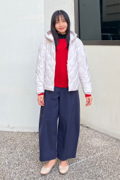 Женские укороченные штаны UNIQLO широкие 1160343862 (Синий XL)