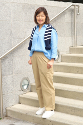 Хлопковые штаны UNIQLO 1160382756 (Бежевый XL)