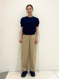 Хлопковые штаны UNIQLO 1160382756 (Бежевый XL)