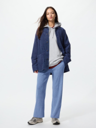 Жіночі штани UNIQLO в рубчик 1161336279 (Синій XXL)