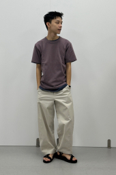 Женские укороченные штаны UNIQLO широкие 1161499346 (Молочный XL)