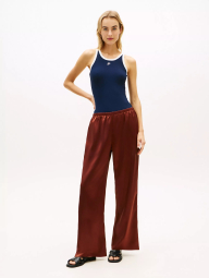 Женские атласные штаны Tommy Hilfiger 1162439372 (Коричневый S)