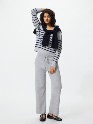 Женские брюки UNIQLO в рубчик 1163260577 (Серый XXL)