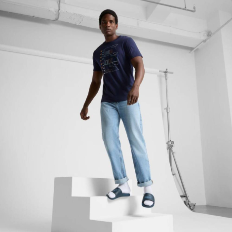 Чоловічі шльопанці Cool Cat 2.0 Puma 43 (10 US) 28 см Синій 1159845184