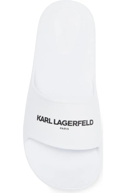 Мужские шлепанцы Karl Lagerfeld 45 (12 US) 30 см Белый 1159845601