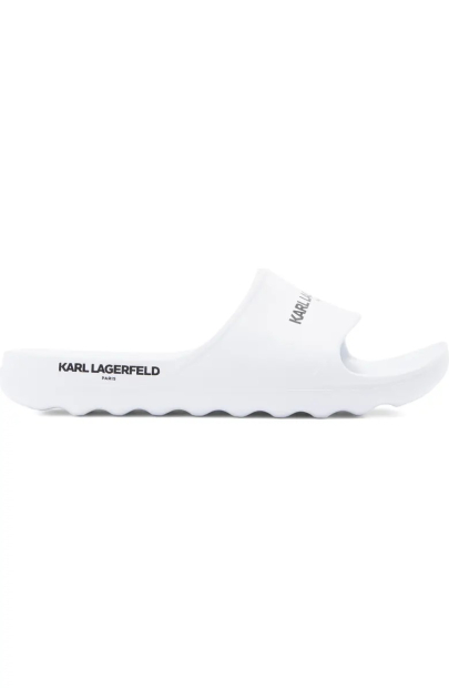 Мужские шлепанцы Karl Lagerfeld 45 (12 US) 30 см Белый 1159845601