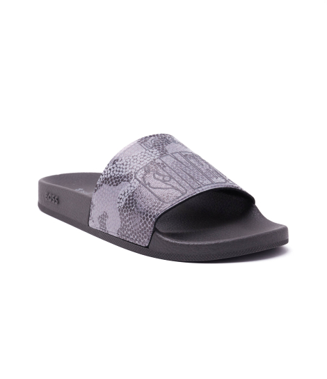 Мужские шлепанцы Hugo Boss NBA 46 (13 US) 30 см Черный 1159845845