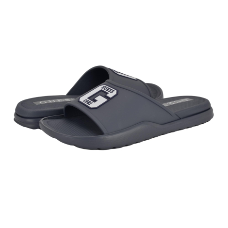 Чоловічі шльопанці Metzer Guess з логотипом 41 (8 US) 27,5 см Сірий 1159848632