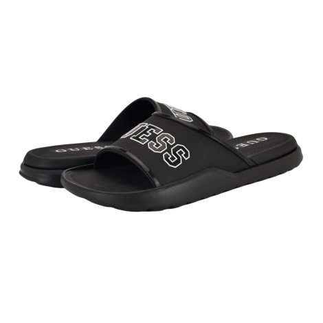 Чоловічі шльопанці Guess з логотипом 46 (13 US) 31 см Чорний 1159848640