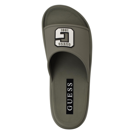 Мужские шлепанцы Metzer  Guess с логотипом 44 (11 US) 29,5 см Зеленый 1159849905