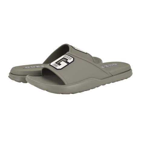 Мужские шлепанцы Metzer  Guess с логотипом 44 (11 US) 29,5 см Зеленый 1159849905