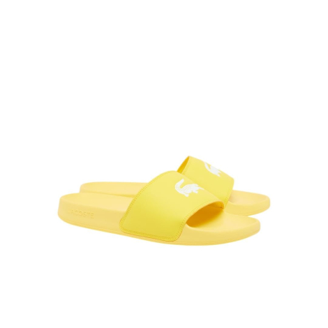 Мужские шлёпанцы Lacoste Serve 0.0 с логотипом 40,5 (8 US) 25,4 см Желтый 1159850373