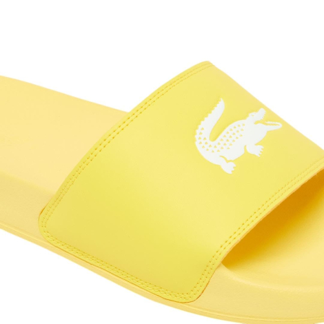 Чоловічі шльопанці Lacoste Serve 0.0 з логотипом 40,5 (8 US) 25,4 см Жовтий 1159850373