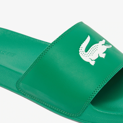 Чоловічі шльопанці Lacoste Serve 0.0 з логотипом 40,5 (8 US) 25,4 см Зелений 1159850374