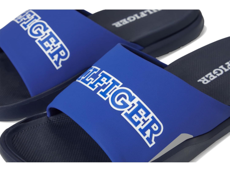 Чоловічі шльопанці Tommy Hilfiger з логотипом 41 (8 US) 27 см Чорний/Синій 1159850826