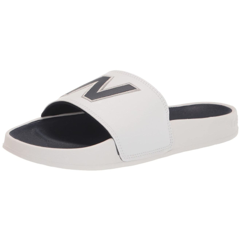 Чоловічі шльопанці New Balance з логотипом 42,5 (9 US) 27 см Білий 1159851772