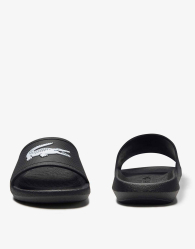 Мужские шлепанцы Lacoste с принтом 46 (12 US) 29 см Черный 1159840850