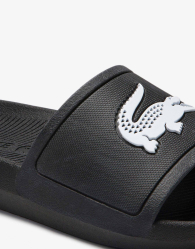 Мужские шлепанцы Lacoste с принтом 46 (12 US) 29 см Черный 1159840850