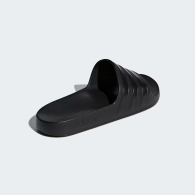 Легкие шлепанцы Adilette Aqua Adidas с фирменными полосками 39 (6 US) 25 см Черный 1159845547