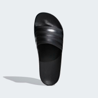 Легкие шлепанцы Adilette Aqua Adidas с фирменными полосками 39 (6 US) 25 см Черный 1159845547
