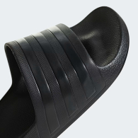 Легкие шлепанцы Adilette Aqua Adidas с фирменными полосками 39 (6 US) 25 см Черный 1159845547