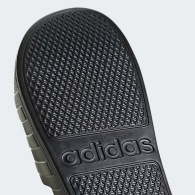 Легкие шлепанцы Adilette Aqua Adidas с фирменными полосками 39 (6 US) 25 см Черный 1159845547