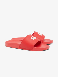 Мужские шлепанцы Lacoste с логотипом 43 (10 US) 28 см Красный 1159845635