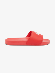 Мужские шлепанцы Lacoste с логотипом 43 (10 US) 28 см Красный 1159845635