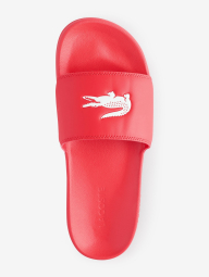Мужские шлепанцы Lacoste с логотипом 43 (10 US) 28 см Красный 1159845635
