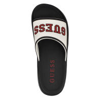 Чоловічі шльопанці Guess з логотипом 41 (8 US) 27 см Чорний/Білий 1159846219