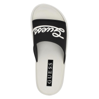 Мужские шлепанцы Molar Guess с логотипом 46 (13 US) 31 см Черный/Белый 1159850468