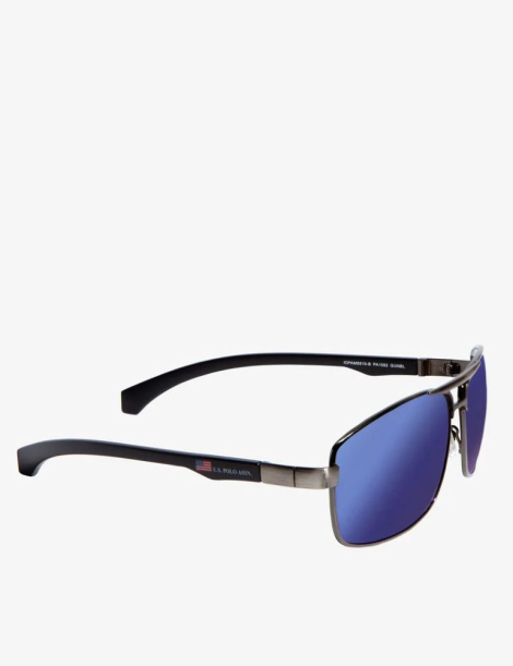 Сонцезахисні окуляри Rectangular US Polo Assn 1159842259 (Сірий One size)