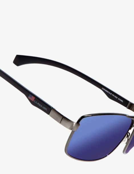 Сонцезахисні окуляри Rectangular US Polo Assn 1159842259 (Сірий One size)