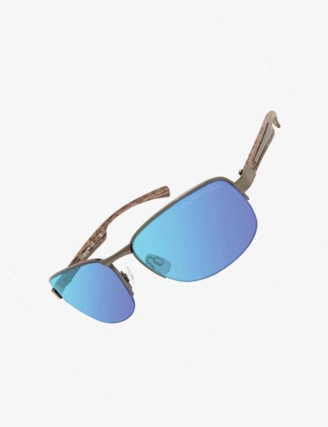 Солнцезащитные очки Rectangular U.S. Polo Assn 1159842697 (Серый One size)
