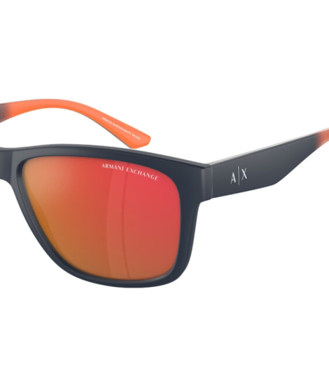 Cолнцезащитные очки Mirror Square Armani Exchange 1159845741 (Синий One size)