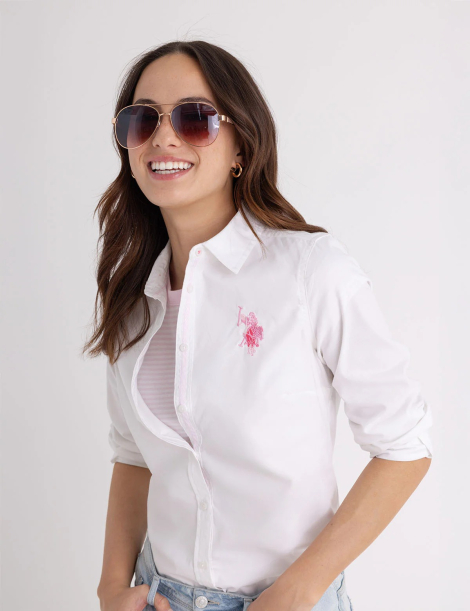 Сонцезахисні жіночі окуляри US Polo Assn 1159851173 (Коричневий One size)