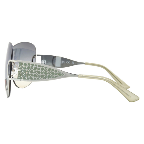 Солнцезащитные брендовые очки Shield Guess 1159851484 (Серебристый One size)