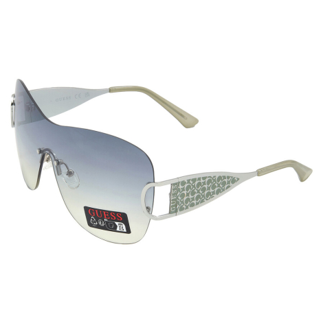 Солнцезащитные брендовые очки Shield Guess 1159851484 (Серебристый One size)