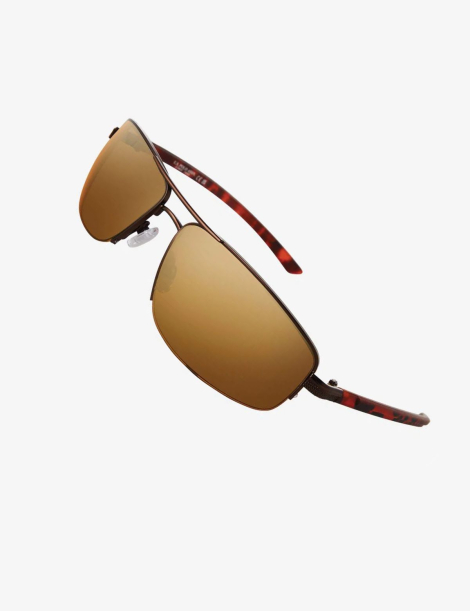 Солнцезащитные очки Rectangular U.S. Polo Assn 1159854506 (Коричневый One size)