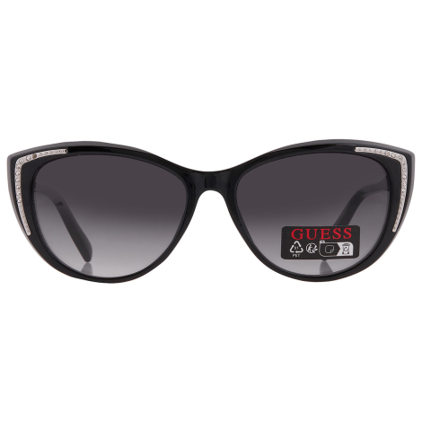 Солнцезащитные брендовые очки Cat Eye Guess 1159860517 (Черный One size)