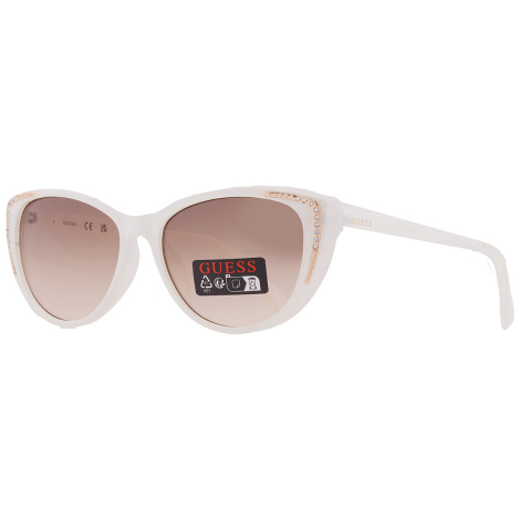 Солнцезащитные брендовые очки Cat Eye Guess 1159860531 (Белый One size)