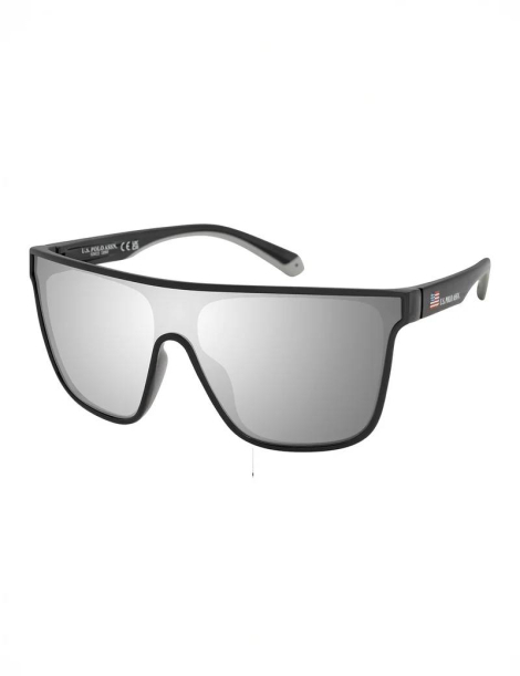 Мужские солнцезащитные очки U.S. Polo Assn Shield 1159862579 (Черный One size)