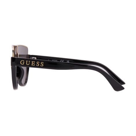 Солнцезащитные брендовые очки Shield Guess 1159864676 (Черный/Золотистый One size)