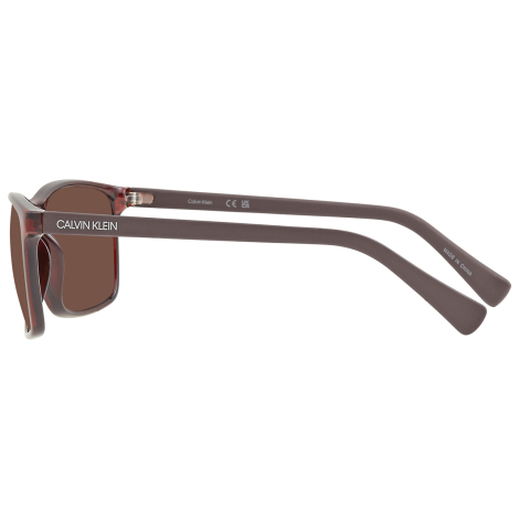 Мужские солнцезащитные очки Rectangular Calvin Klein 1159865191 (Коричневый One size)